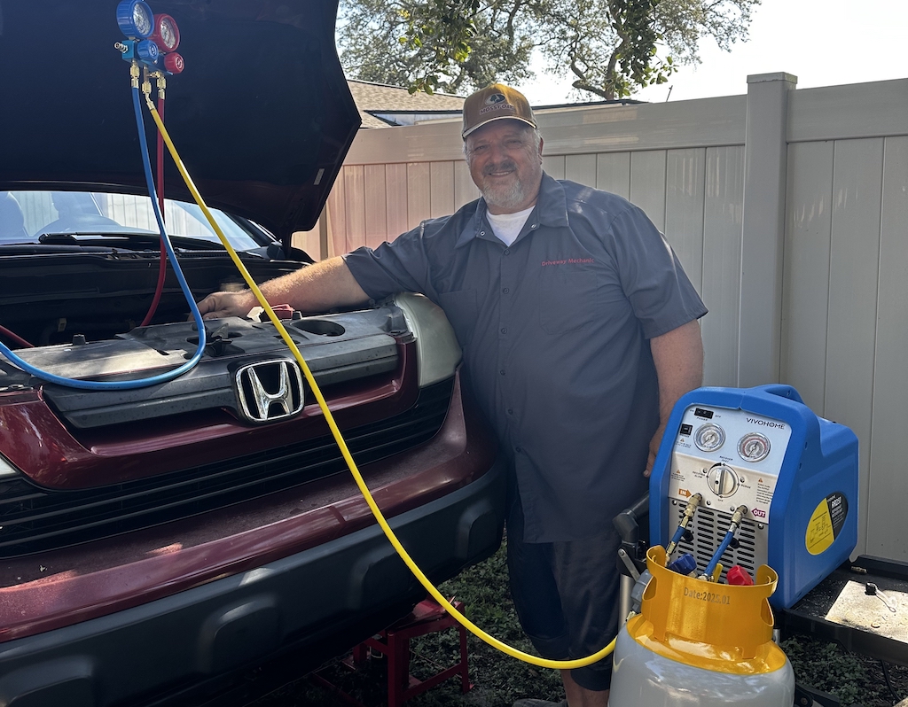 AC system service work thumbnail