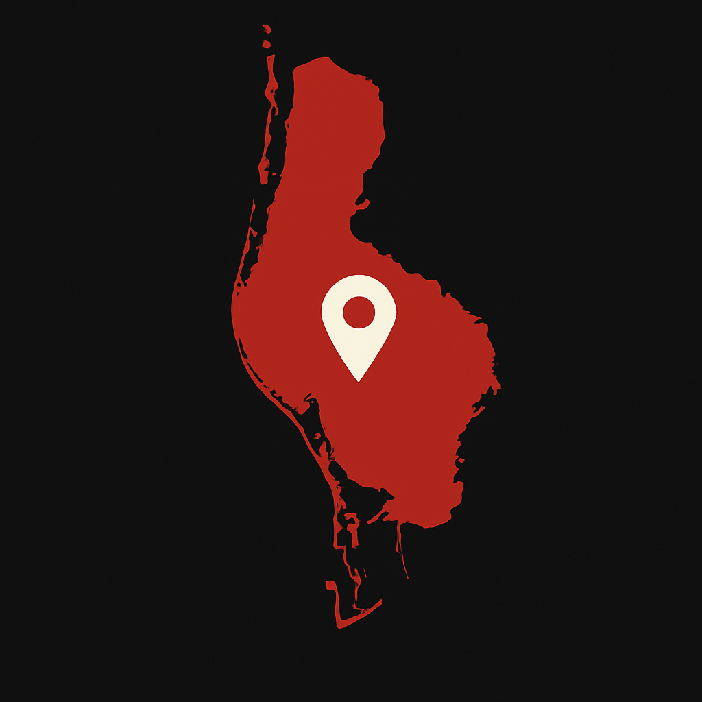 Driveway Mechanic LLC service area map showing Pinellas County, Florida coverage including Largo, St. Petersburg, Clearwater, and surrounding areas